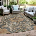 thumbnail image 4 of Dalyn Rugs Machine Washable Indoor/Outdoor Chantille Terracotta 8' x 10' Rug, 4 of 9