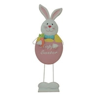 Way To Celebrate Easter Pink Egg Bunny Greeter