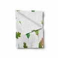 thumbnail image 2 of Fall Leaves Soft Flannel Fleece Throw Blanket, Randomly Arranged Leaf Pattern Foliage Dry Climate, Cozy Plush for Indoor and Outdoor Use, 50" x 70", Olive Green Fern Green, by Ambesonne, 2 of 6