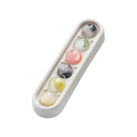 

Skpblutn Kitchen Product Puck Homemade Silicone Maker Kid Easy Release Ice Cream Reusable Diy Ice 2Pc Popsicles Molds Yellow