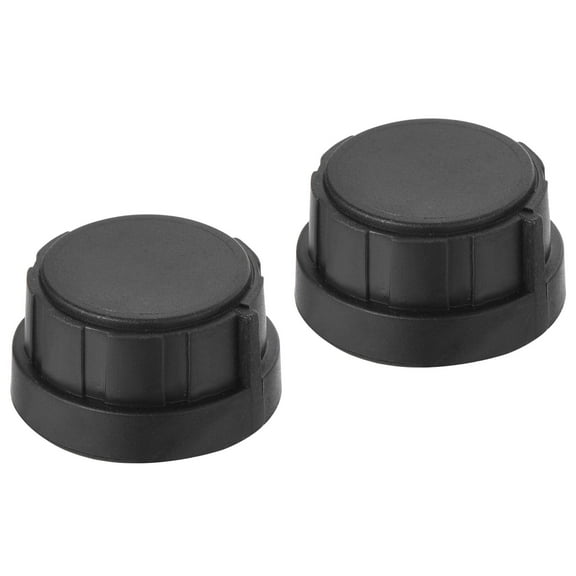 Uxcell Potentiometer Knobs Bakelite 31x16.5mm Volume Control Knob Cap for Guitar 6mm Hole with 2pcs Set Screw Black 2PCS