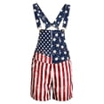thumbnail image 7 of EliteGoogv Boys Girls 4th of July Denim Jumpsuit Sleeveless Patriotic Stripe Star Print Casual Romper Kids Short Kids Outfit 250th Independence Day 4 Y-5 Y, 7 of 7