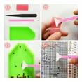thumbnail image 4 of 123-Piece DIY Diamond Painting Tool Kit with A4 LED Light Pad (2500LUX Max, Acrylic/Plastic), Adjustable Iron Stand, Micro USB Power, Storage Box (28 Grids), Tool Bag, Tweezers, 4 Diamond Pens, 3, 4 of 6
