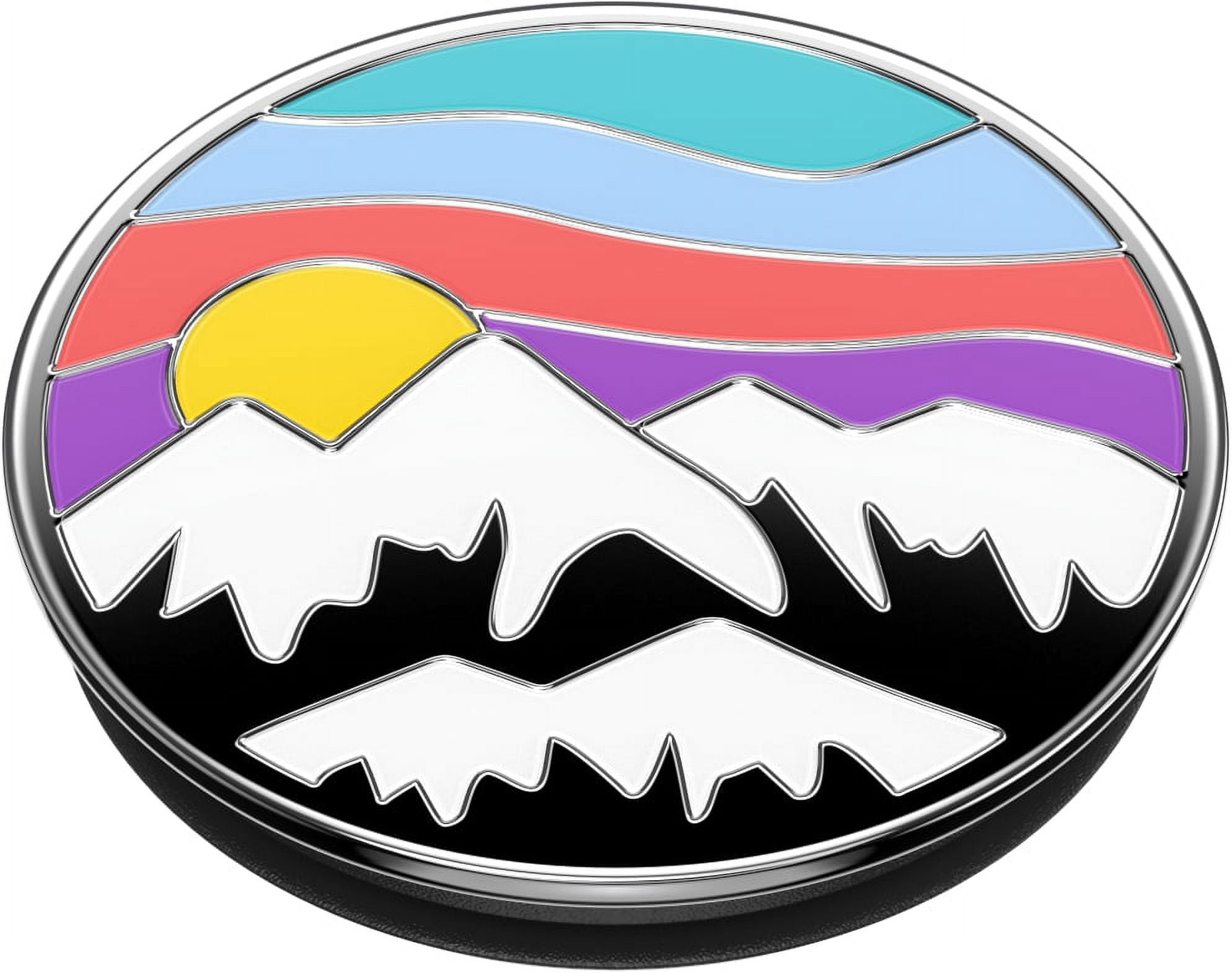 PopSockets Premium Grip with Swappable Top for Cell Phones, PopGrip Enamel Altitude Adjustment