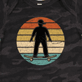 thumbnail image 4 of Inktastic Skateboarding Retro Sunset Skateboarder Boys Baby Bodysuit, 4 of 5