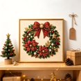 thumbnail image 4 of DIY Christmas Pearl Diamond Art Kit Bead Art Craft Set with Frame for Home Wall Decor, Beginner-Friendly Holiday Gift for Adults, 4 of 8