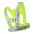 thumbnail image 4 of Chaleco de seguridad reflectante de alta visibilidad para obras de construcción, carreras Amarillo fluorescente (tira reflectante de celosía), 4 of 7