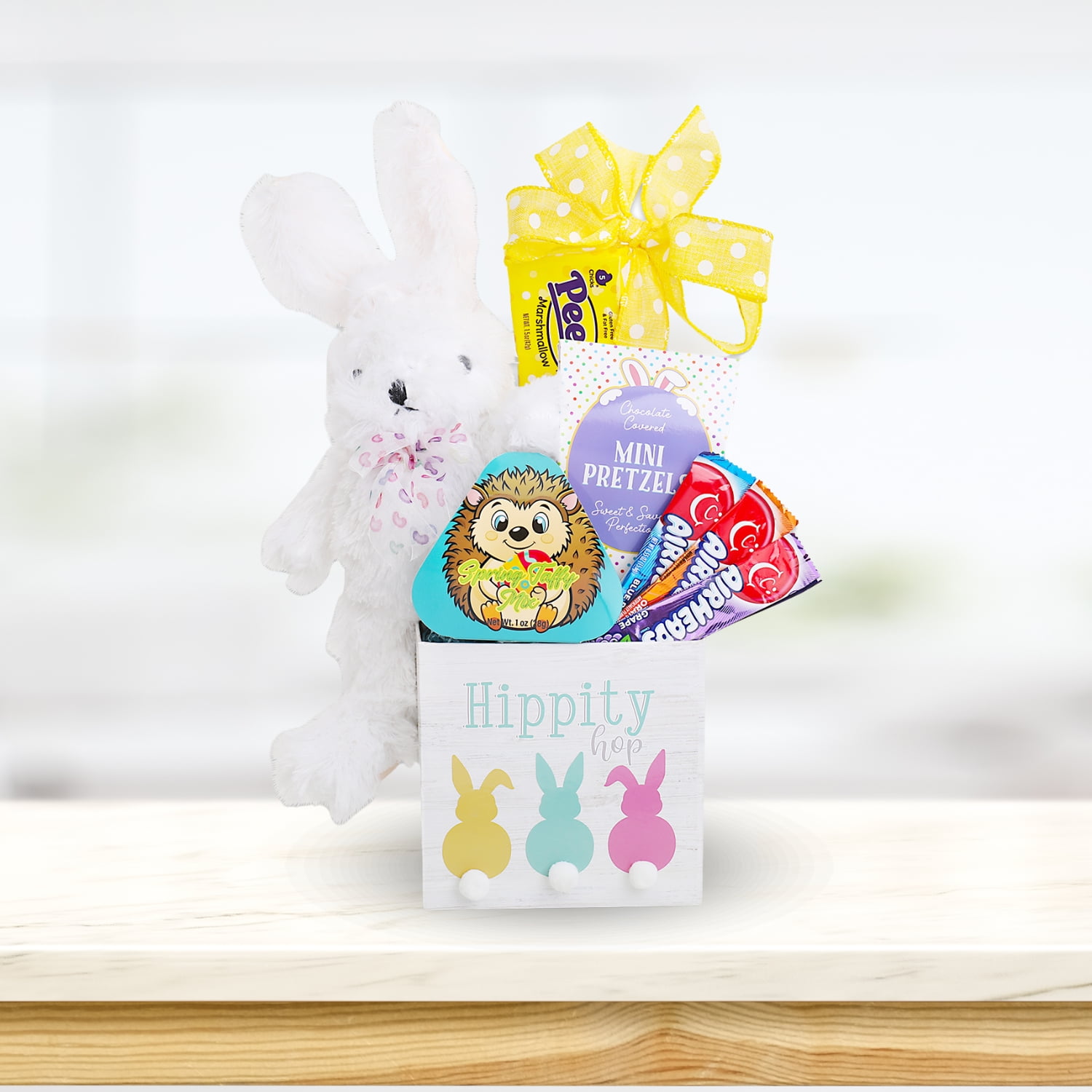 Alder Creek Gift Baskets Hippity Hop Easter Box (6 Items)