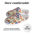thumbnail image 6 of Goofa Snake Print Womens Mens Cotton Lightweight House Slippers , Washable Home Slippers,Indoor Comfy Bedroom Cozy Slippers-44/45, 6 of 7
