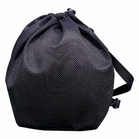 harayaa Basketball Bag Mesh Ball Storage Bag Shoulder Bag Drawstring Storage Bag Made of Black