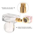 thumbnail image 2 of Atomizador De Perfume Portátil – 50 Ml De Vidrio Vacío Rellenable Transparente, Cuentagotas Cuadrado Con Aplicador For De Spray Para Viajes (Rosa) Ecomeon no, 2 of 6