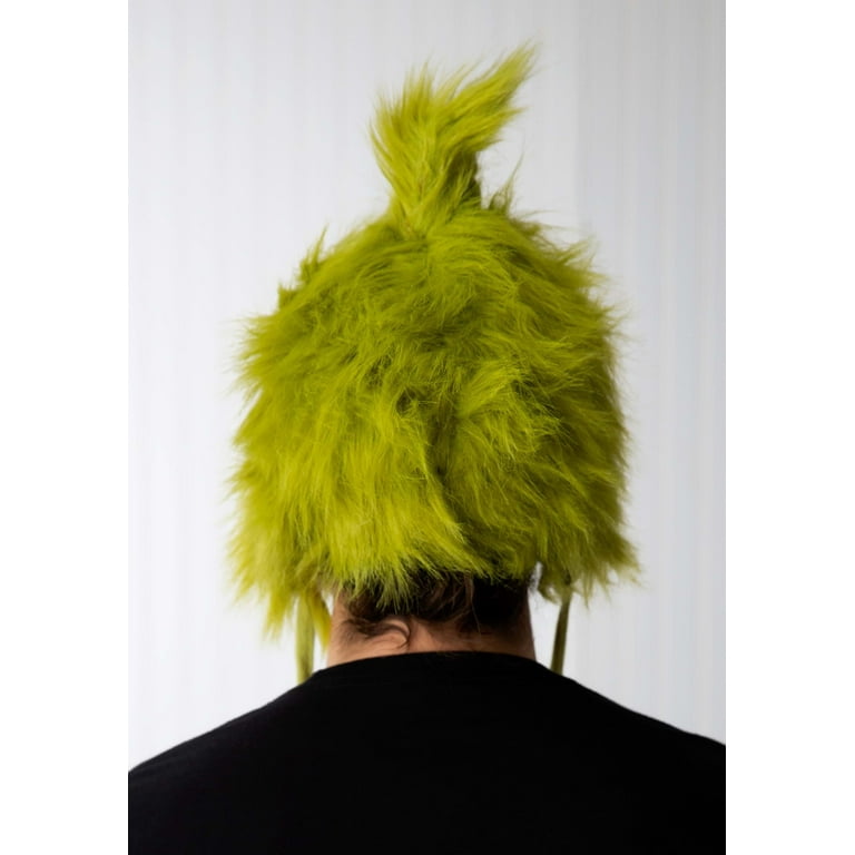 Deluxe Grinch Christmas Headwear Hoodie Hat with Grinch