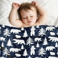 thumbnail image 2 of Woodland Animal Throw Blanket for Boys, Soft Cozy Jungle Animals Adventure Fuzzy Flannel Blanket Gift for Kids, Plaid Forest Animal Fleece Blanket for Toddler Girls Sofa Couch Nursery 30x40 Inch, 2 of 7