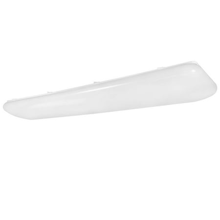 light led 4ft puff cloud mount 4000k luxrite etl flush 277v 52w lumens listed energy cool star damp fixture ceiling