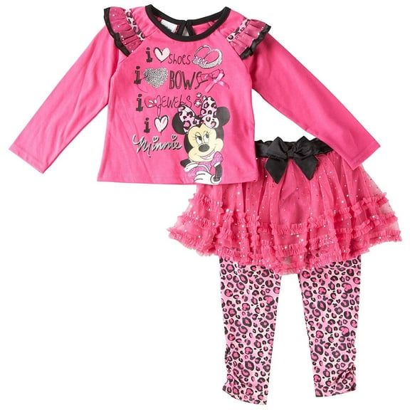 Disney Baby Girls' Infant Minnie Mouse Skegging Set 12 Months