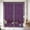 Purple, variant on Privacy Window Film, Black Burlap Texture Static Cling Stained Glass Window Film, UV Sun Blocking Heat Control Stickers, Non-Adhesive Laser Windows Tint 23.6"x59" Farmhouse Vintage Black