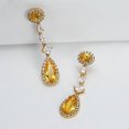 thumbnail image 6 of Bling Jewelry Womens Art Deco Vintage Dangle Chandelier Earrings with CZ Teardrop, 6 of 7