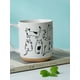 thumbnail image 2 of Taza de cerámica con capacidad de gato de cola larga de estilo coreano, creativa con cuchara, taza, taza de desayuno, taza de agua, taza de café, 2 of 5