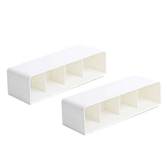 Bearachild Plástico del soporte del paraguas blanco fácil de instalar separado ampliamente utilizado Paraguas de lluvia