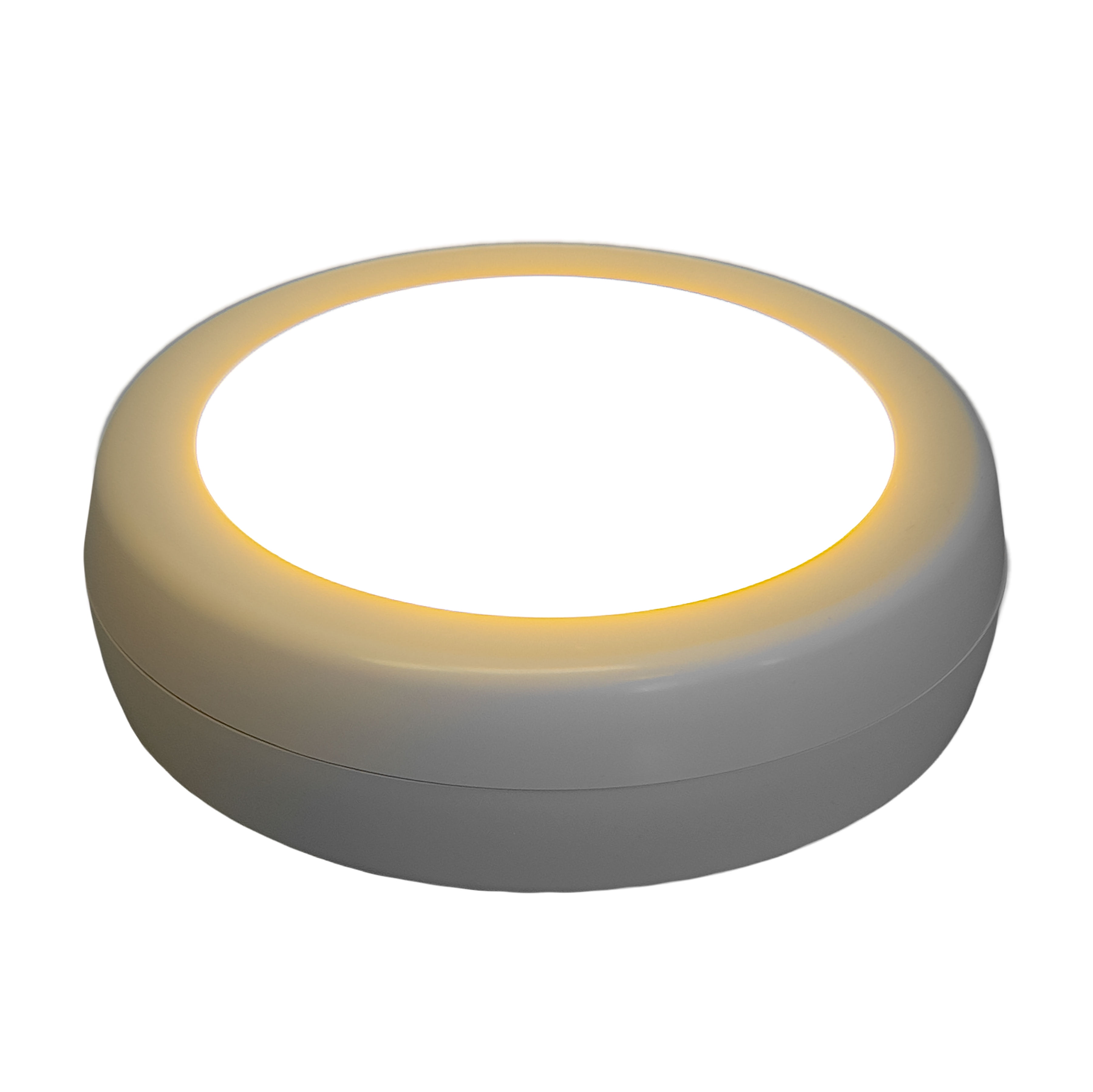Westek BL-PCCT-W6 Adjustable White LED Puck Light with Remote and Batteries - 6 Pack