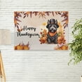 thumbnail image 2 of Happy Thanksgiving Scottish Terrier Welcome Thankful Fall Autumn Pumpkin Horizontal Matte Canvas Poster Scottie Dog Lover Gifts Wall Art Home Decor - 02021, 2 of 5
