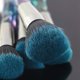 thumbnail image 4 of Juego de 10 brochas de maquillaje de cristal con mango de diamante transparente, base y brocha para sombra de ojos para maquillaje de belleza principiante, 4 of 4
