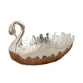 thumbnail image 1 of Plato de frutas, soporte para almacenar alimentos, mostrador decorativo, plato para servir bocadillos de aleación de zinc plata, 1 of 9