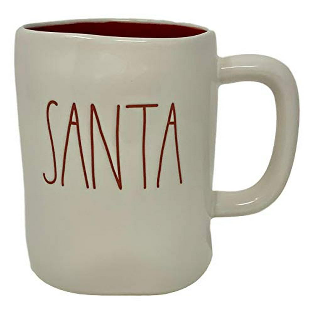 RAE DUNN SANTA MUG RED INSIDE - Artisan Collection BY MAGENTA ...