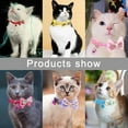 thumbnail image 3 of Small Dog Collar with Bell & Bow, 2-Pack Cat Bowtie Collar with Bells, Tiny Female Dog Collar for XXS Xs Small Pet Girl Dogs Kitten, 3 of 4