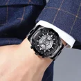 thumbnail image 2 of Reloj Automático Esqueleto Acero Inoxid Impermeable Hombre, 2 of 6