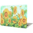 thumbnail image 1 of Compatible with MacBook Pro 13 inch Case 2015-2012 Release A1502/A1425, Matte Rubber Soft Touch Protective Case Plastic Hard Cover for MacBook Retina 13 Inch A1502 A1425, Sunflower, 1 of 8