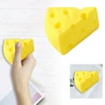 thumbnail image 1 of Juguete antiestrés de queso de crecimiento lento para niños y adultos y cuña de queso para la ansiedad, 1 of 7