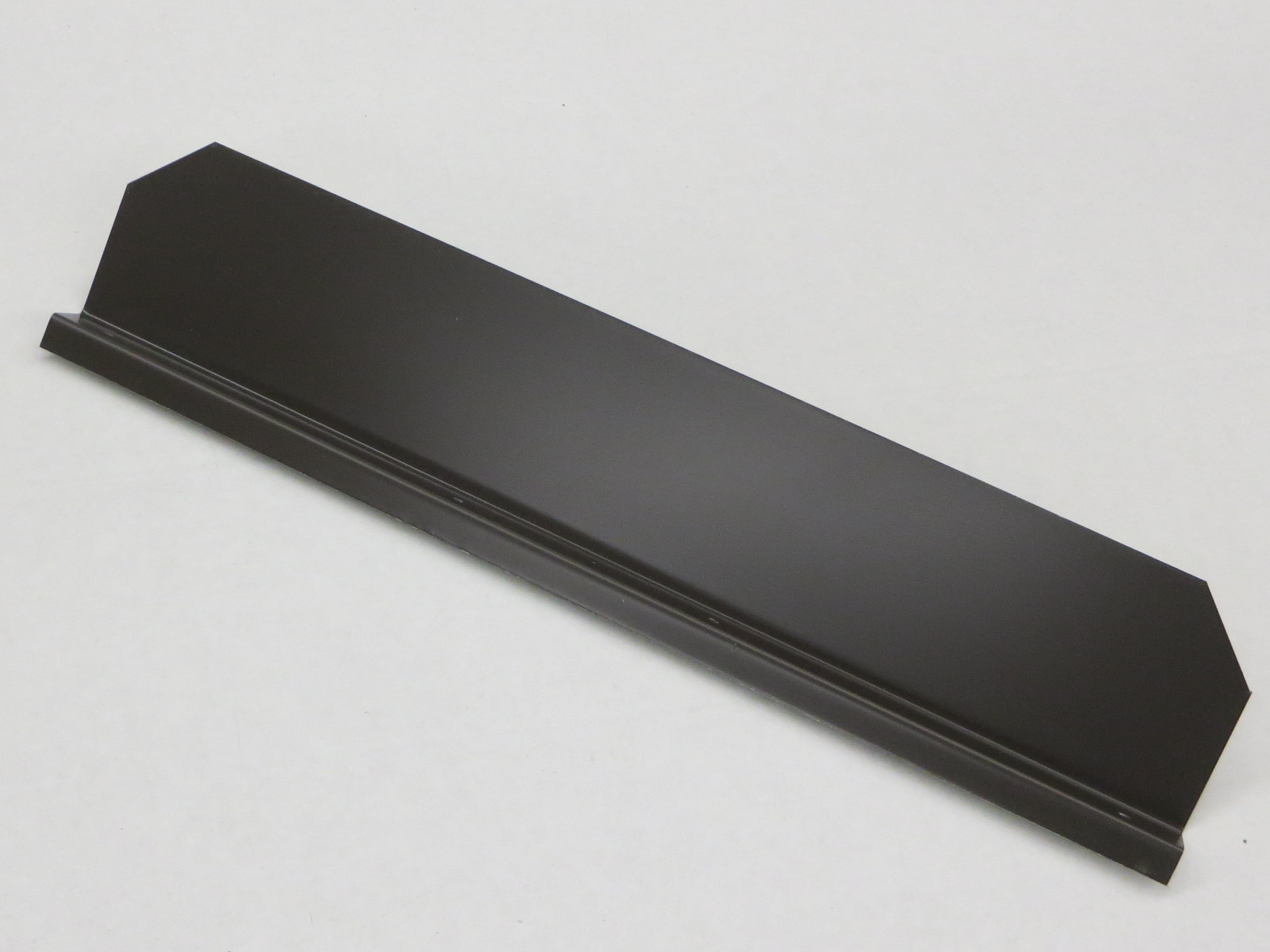 Straight Gutter Valley Splash Guard Musket Brown 3 ct