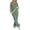 Army Green, variant on Women 2 Pcs Outfits Color Block Sweatsuit Sets Khaki S