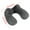 Dark Gray, variant on Cervical Neck Pillow U-shaped Hump Inflatable Airplane Travel Blowing Neck Soft And Warm Texture, Elastic And Comfortable Firm Pillows