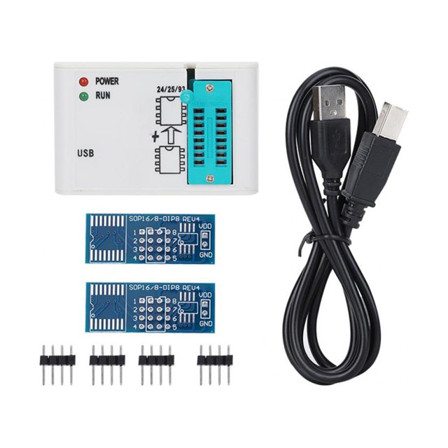 Programador FLASH SPI De Plástico, Kits De Programador De Chips BIOS, Para Firmware De Dispositivo De Programación De Software De PC ANGGREK Otros