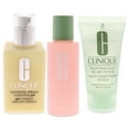 thumbnail image 2 of Clinique 3-Step Skin Care System - Combination Oily Skin , 3 Pc Kit 1oz Liquid Facial Soap, 2oz Clarifying Lotion - 3, 6.7oz Dramatically Different Moisturizing Gel, 2 of 5