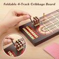 thumbnail image 5 of Juego de Mesa Cribbage Esenharber 4T Cribbage Madera Maciza 4 Pistas 12 Clavijas Metalicas, 5 of 5