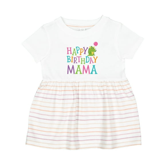 Inktastic Happy Birthday Mama Girls Baby Dress