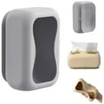 thumbnail image 2 of WHEANG Fixing Clip Suction Cup Tissue Storage Rack Paper Towel Container Wall Mounted Silicone Tissue Dispenser Fashionable Tissue Box Fashionable Tissue Box One Size White, 2 of 9