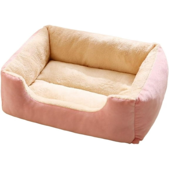 Dog Bed Four Seasons Universal Warm Dog Kennel Cat Kennel Pet Bed Pet Sofa Pet Supplies Suitable for Medium Sized Dogs Pet Bed (C 24* 17IN)