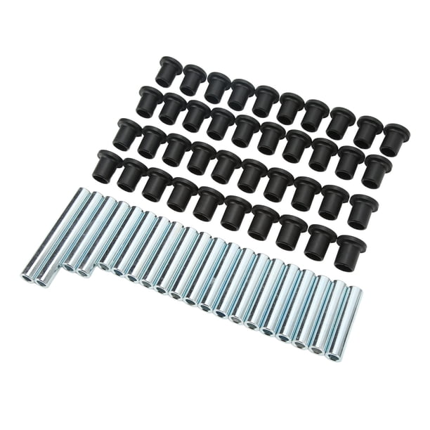 Kit de bujes de brazo de control de 60 piezas 7501097 Reemplazo negro de bajo desgaste para Polaris Ranger XP 800 2010-2014