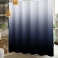 thumbnail image 3 of Shower Curtain, Ombre Blue Shower Curtains for Bathroom, Shower Curtain Sets Farmhouse Cloth Blue Shower Curtains, Rustic Washable Bathroom Waterproof Shower Curtain, 72x72 Inch, 3 of 6