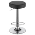 thumbnail image 3 of Ramses 29-inch Adjustable Bar Stool Chrome and Black, 3 of 8