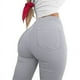 thumbnail image 5 of Pantalones casuales Pantalones de pie para mujer Estilo europeo y americano Pantalones de tubo de cintura alta sexys Bolsillo, 5 of 5