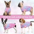 thumbnail image 4 of PUMYPOREITY Dog Surgery Recovery Suit, Tie-Dye Dog Onesie Recovery Suit After Surgery, Breathable Abdominal Wound Skin Diseases Protector, Cone Collar Alternative, Pet Dog Recovery Shirt, Pink, 4 of 10