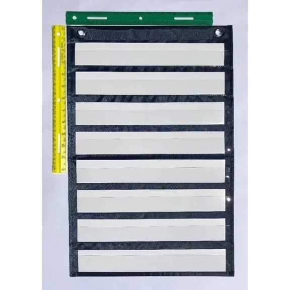 Navy Blue Classroom Pocket Chart By Happy Teacher 8 Pockets Teaching Supplies