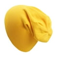 thumbnail image 2 of Toddlers Hats Slouch Skull Cap 5M-6Y Boys & Girls Trendy Solid Color Stretchy Thermal Warm Streetwear Hip-Hop Hat, 2 of 3