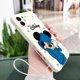 thumbnail image 1 of Funda de teléfono de Mickey y Minnie para iPhone, carcasa suave de silicona con cordón para modelos 14, 13, 12, 11 Pro Max, Mini, X, XR, XS MAX, SE 2020, 8, 7 Plus Fivean unisex, 1 of 2