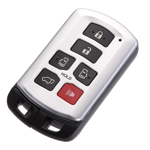 Unique Bargains - Carcasa para llave de control remoto de 6 botones, repuesto de carcasa de entrada sin llave para Toyota Sienna 2011-2020